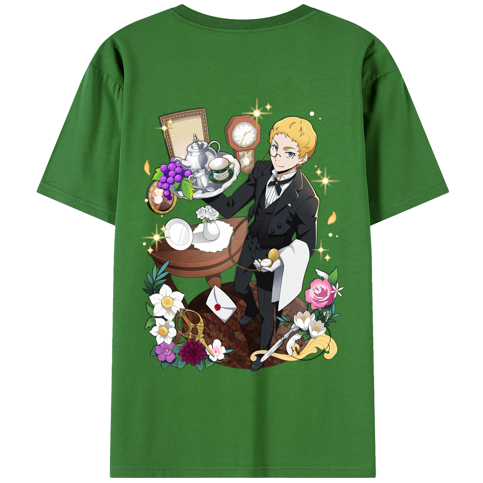 （画像用） 文豪ストレイドッグス Bungo Stray Dogs レディース半袖Tシャツ(バックプリント)